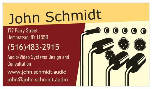 John Schmidt Audio/Video Systems Design